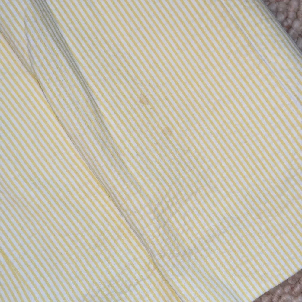 Lilly Pulitzer Franco Pinstripe Seer Sucker Dress Yellow size 6 - Picture 7 of 7